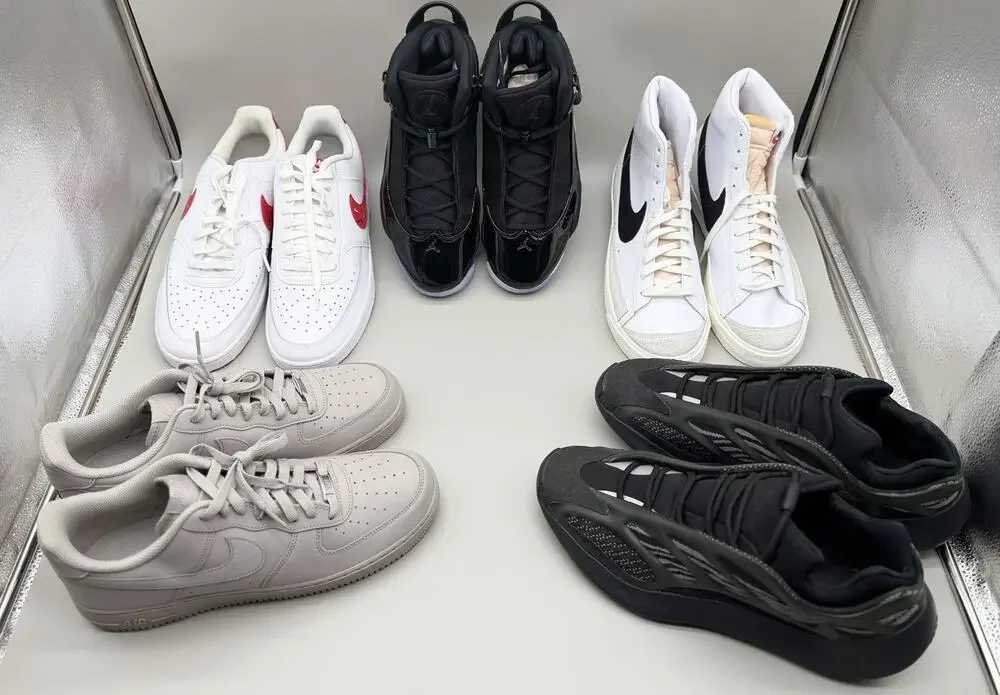 Bundle Lot Of 5 Pairs Of Shoes Mixed Pairs Nike/jordan/yeezy/Nike Blazer